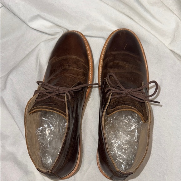 Rhodes Tyler Chukka Boots | Brown Leather Ankle Boots | Size 10 - Picture 11 of 13